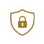 Privacy shield icon representing LunaMeet's data protection and privacy controls