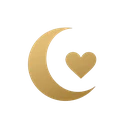 LunaMeet crescent moon logo